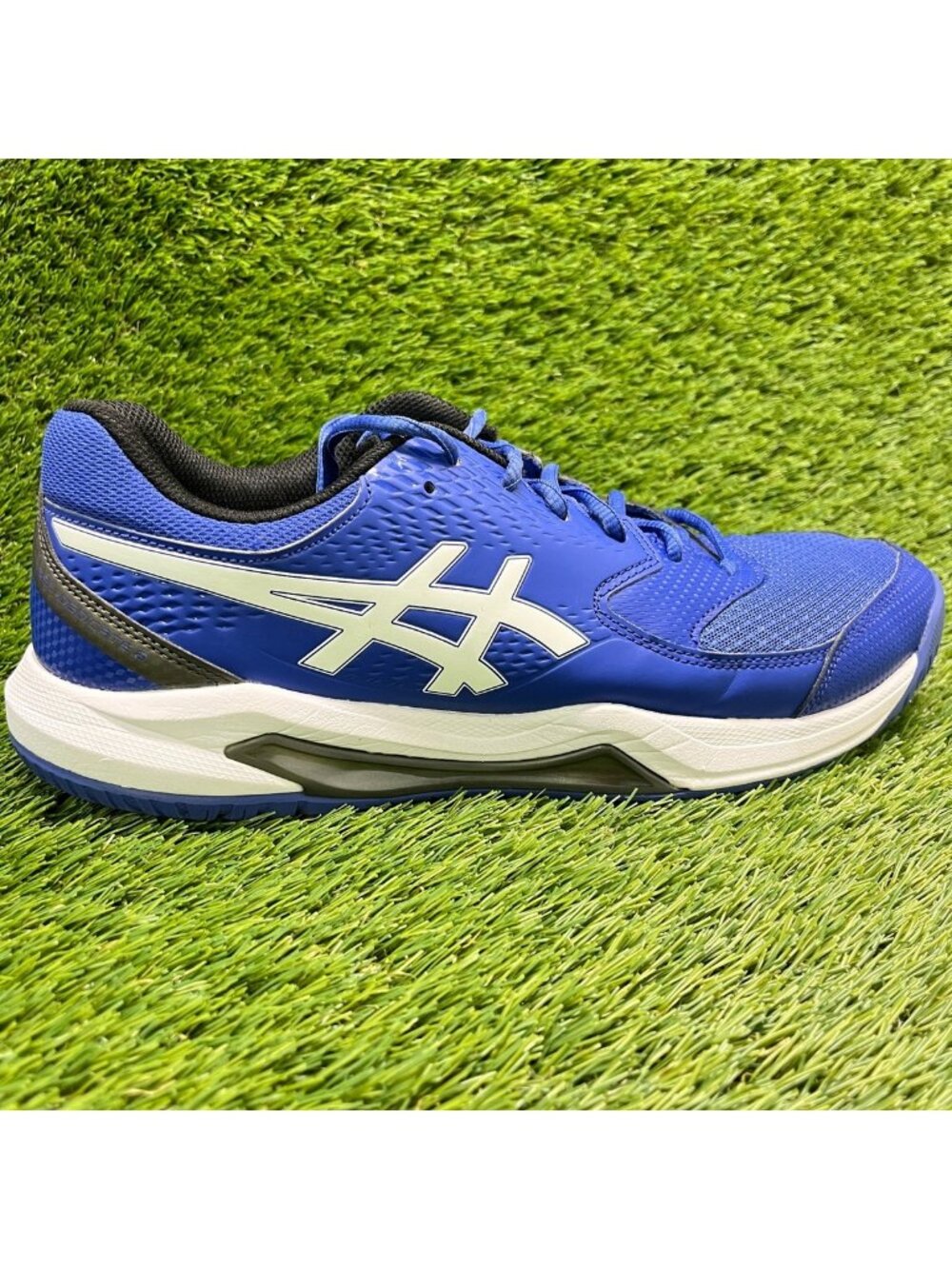 Asics Gel-Dedicate 8 Mens Size 10.5 Blue White Running Tennis Shoes Sneakers